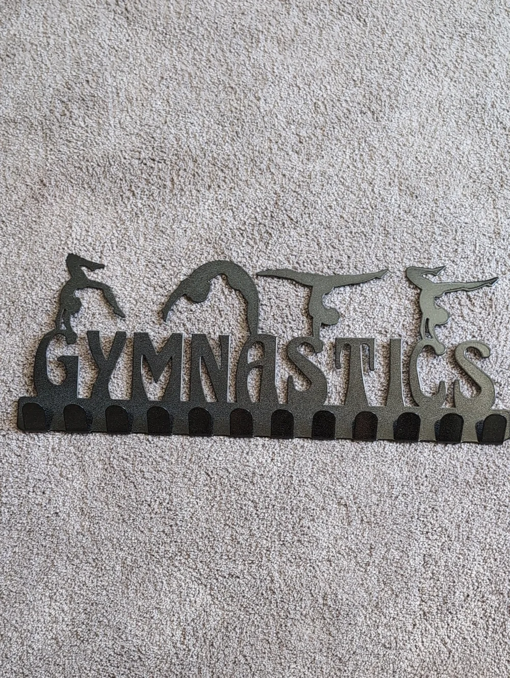 Gymnastics Medal Display Rack - Black